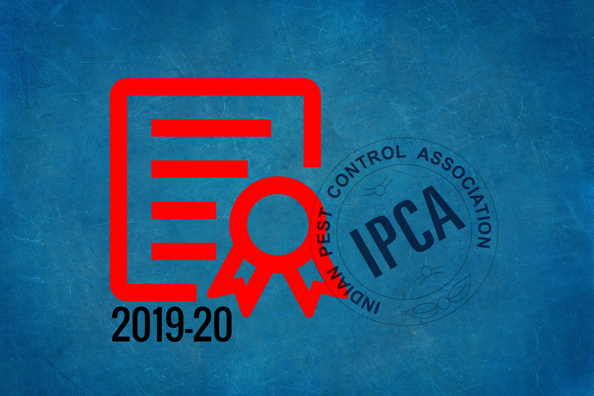 IPCA membership certificate